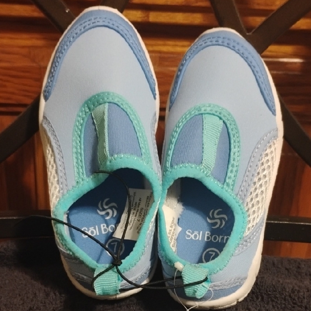 Sōl Borne Girls Water / Boating Shoes Size 7 NWT